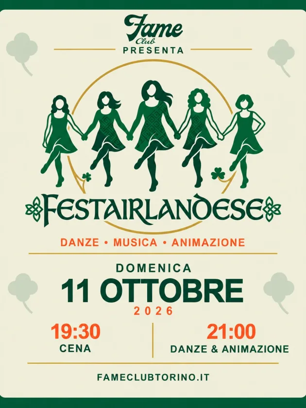 DANZE IRLANDESI | Domenica 11 ottobre