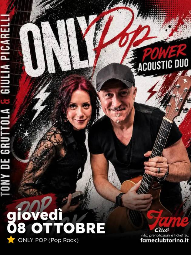 ONLY POP  |  Giovedì 8 ottobre