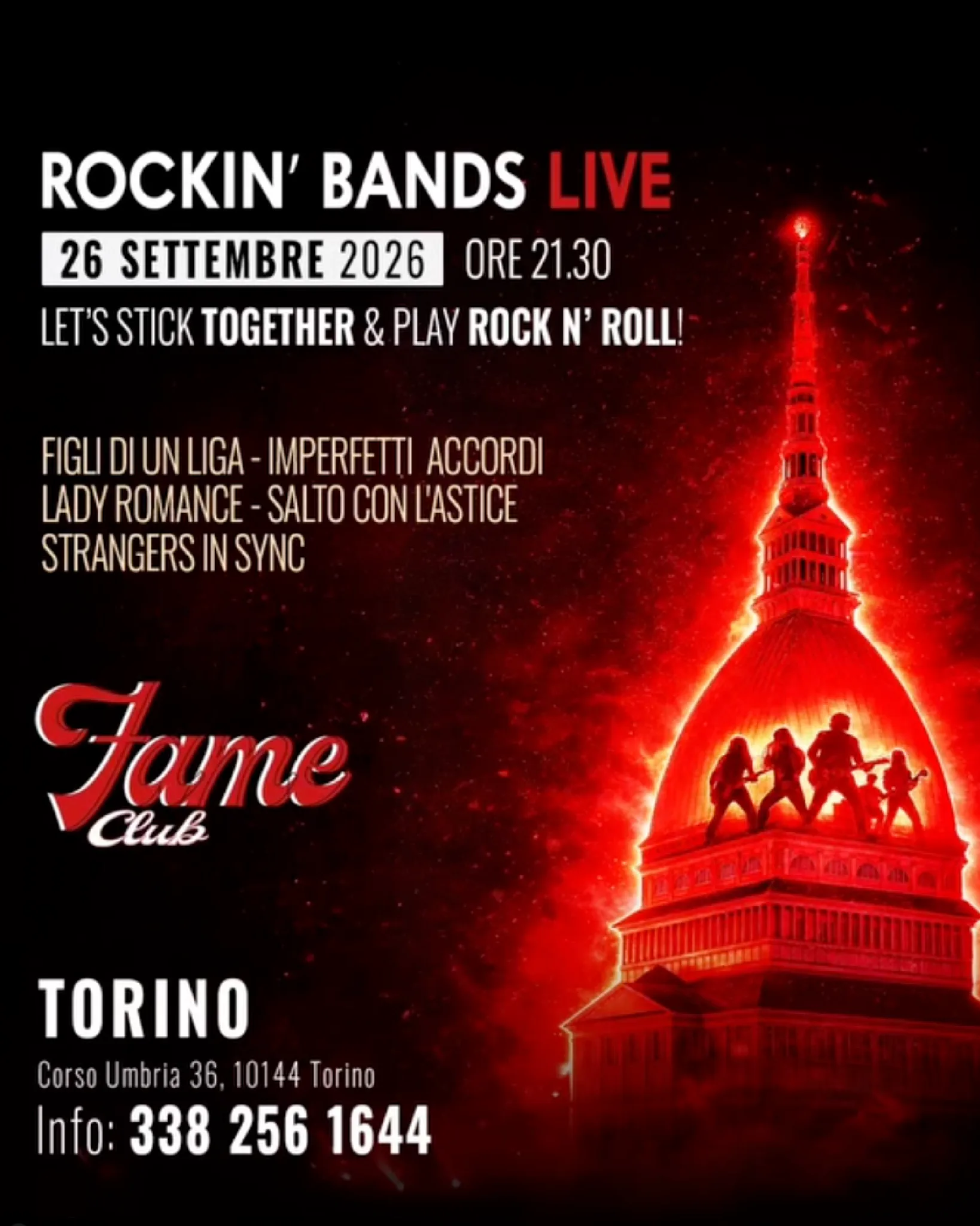 ROCKIN’ BANDS LIVE AL FAME CLUB