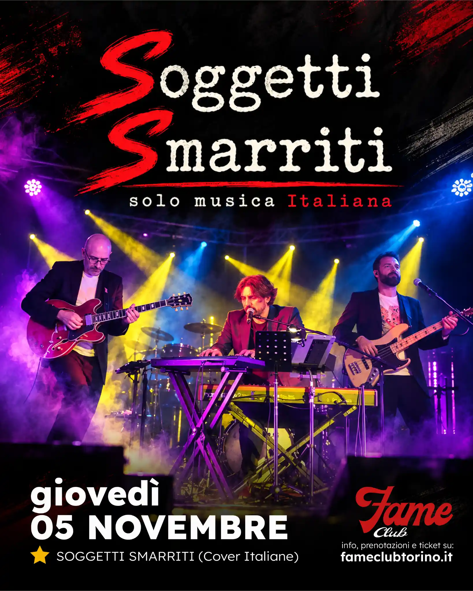 Soggetti Smarriti – Cantautorato Italiano | Giovedì 5 Novembre 2026