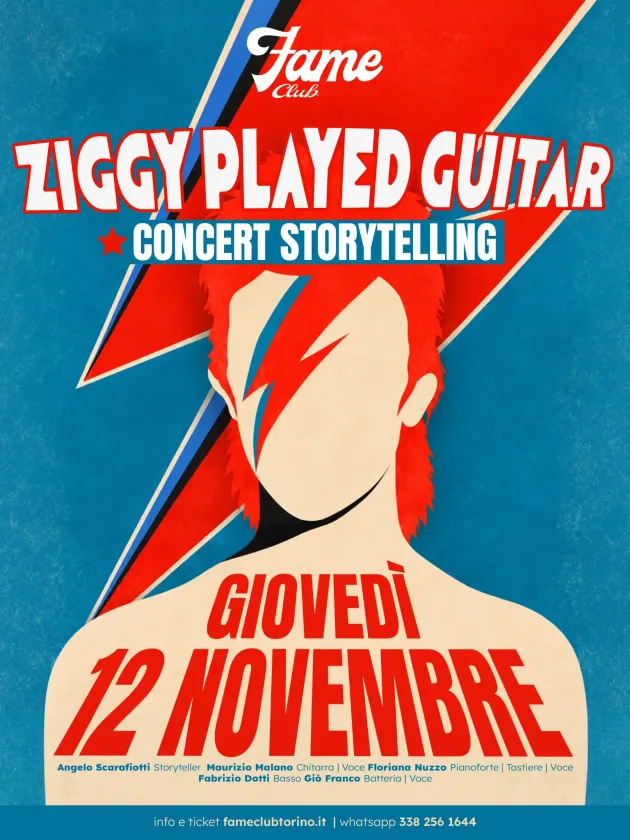 Ziggy Played Guitar – David Bowie Concert Storytelling | Giovedì 12 Novembre 2026