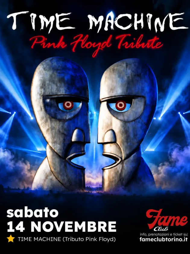 Time Machine – Pink Floyd Tribute | Sabato 14 Novembre 2026
